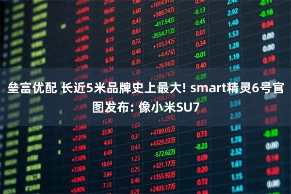 垒富优配 长近5米品牌史上最大! smart精灵6号官图发布: 像小米SU7